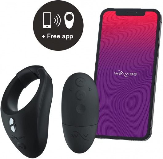 Черное эрекционное кольцо для ношения We-Vibe Bond - We-vibe - в Бийске купить с доставкой