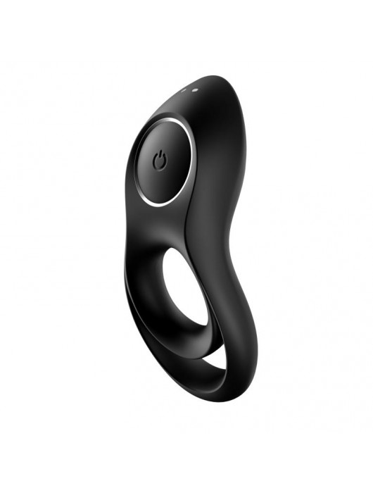 Черное эрекционное виброкольцо Legendary Duo - Satisfyer - в Бийске купить с доставкой