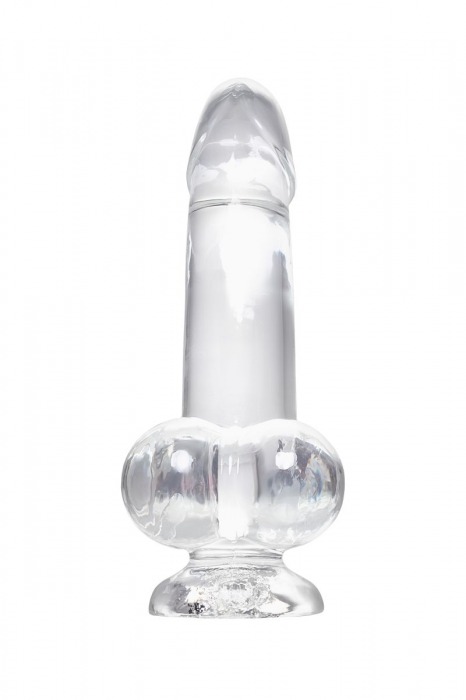Прозрачный реалистичный фаллоимитатор Cryst - 15 см. - A-toys