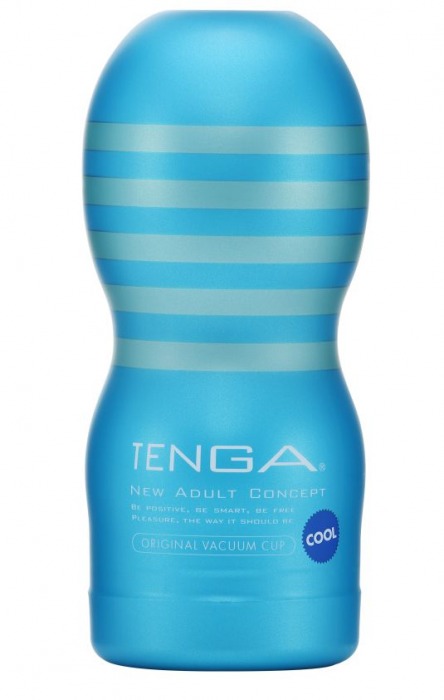 Мастурбатор с охлаждающей смазкой TENGA Original Vacuum Cup Cool - Tenga - в Бийске купить с доставкой