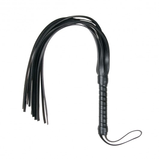 Черный флоггер Flogger Whip - 46 см. - Easy toys - купить с доставкой в Бийске