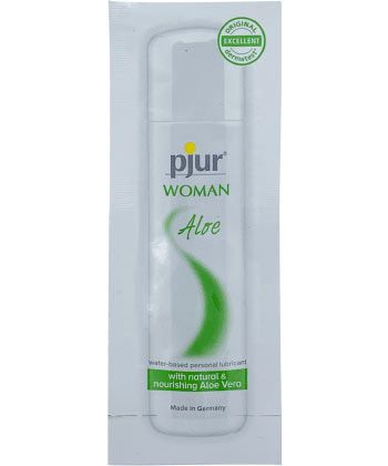 Лубрикант на водной основе pjur WOMAN Aloe - 2 мл. - Pjur - купить с доставкой в Бийске