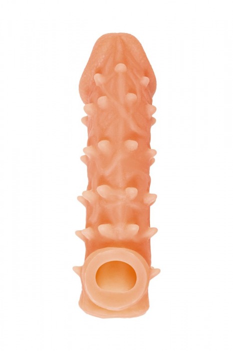 Телесная закрытая насадка с пупырышками Cock Sleeve Size S - 13,8 см. - KOKOS - в Бийске купить с доставкой Телесная закрытая насадка с пупырышками Cock Sleeve Size S - 13,8 см. - KOKOS - в Бийске купить с доставкой