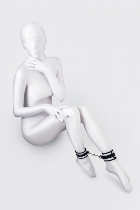 Серебристо-черные оковы Anonymo - ToyFa - купить с доставкой в Бийске