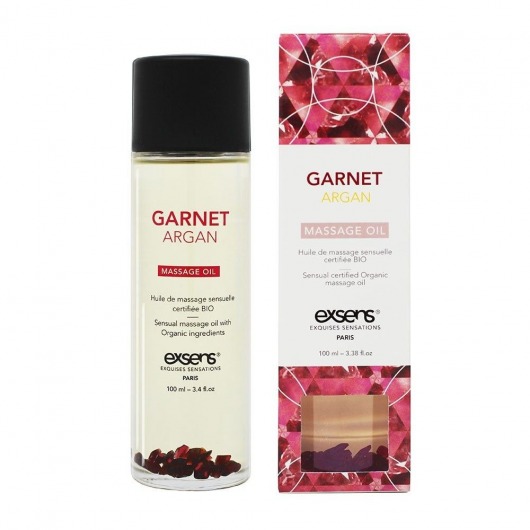 Органическое массажное масло GARNET ARGAN - 100 мл. - Exsens - купить с доставкой в Бийске