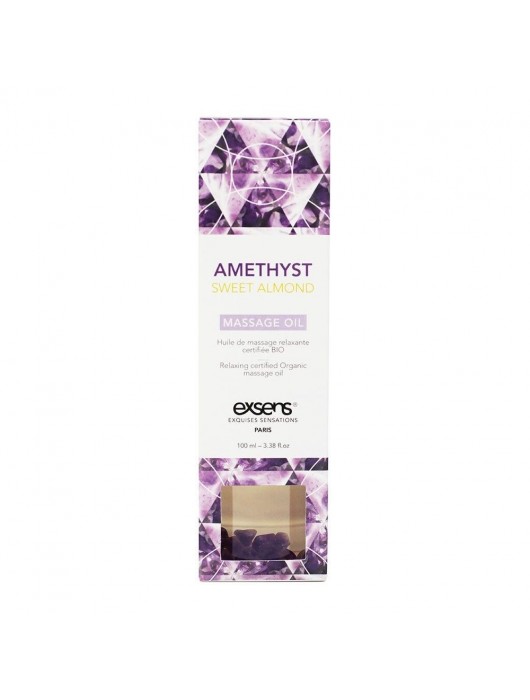 Органическое массажное масло AMETHYST SWEET ALMOND - 100 мл. - Exsens - купить с доставкой в Бийске