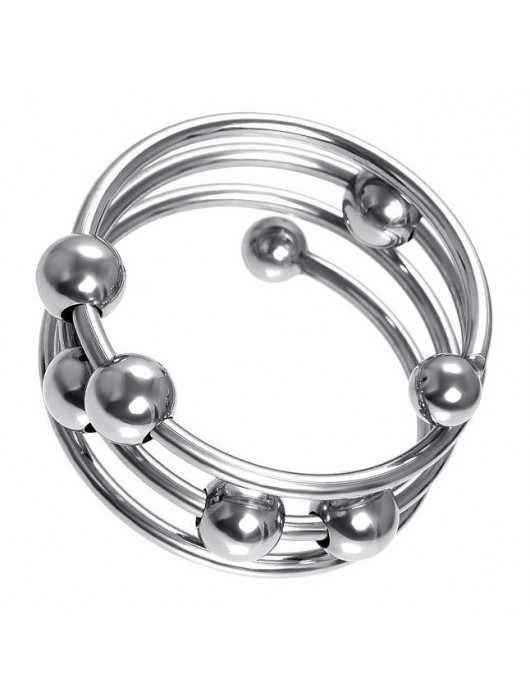 Большое металлическое кольцо под головку пениса - ToyFa - купить с доставкой в Бийске