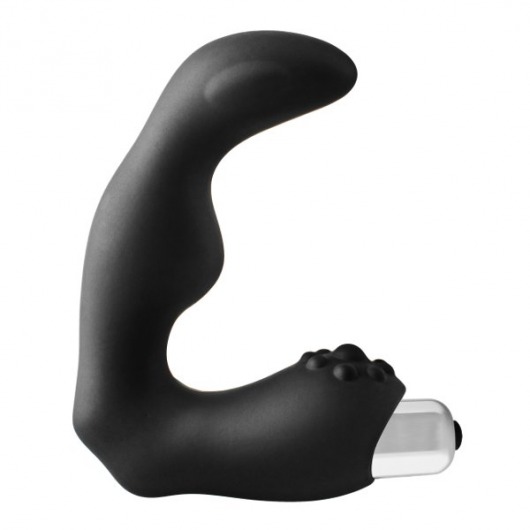 Черный вибромассажер простаты FantASStic Vibrating Prostate Massager - 11,3 см. - Dream Toys - в Бийске купить с доставкой