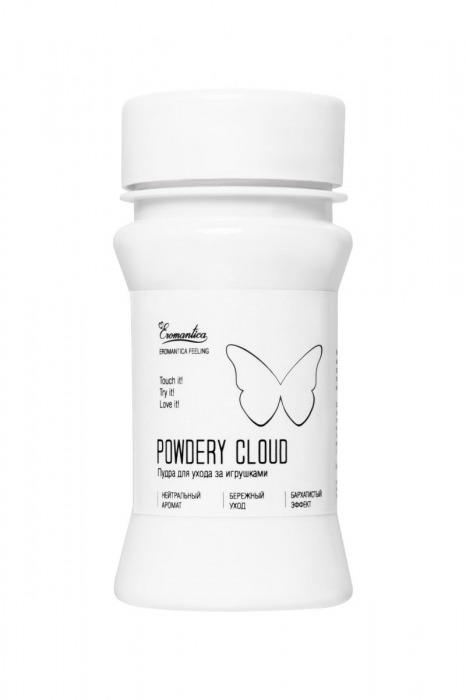 Пудра для ухода за игрушками Powdery Cloud с нейтральным ароматом - 40 гр. - Eromantica - купить с доставкой в Бийске