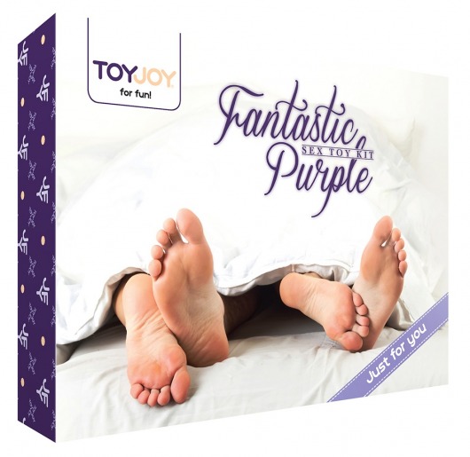 Эротический набор FANTASTIC PURPLE SEX TOY KIT - Toy Joy - купить с доставкой в Бийске