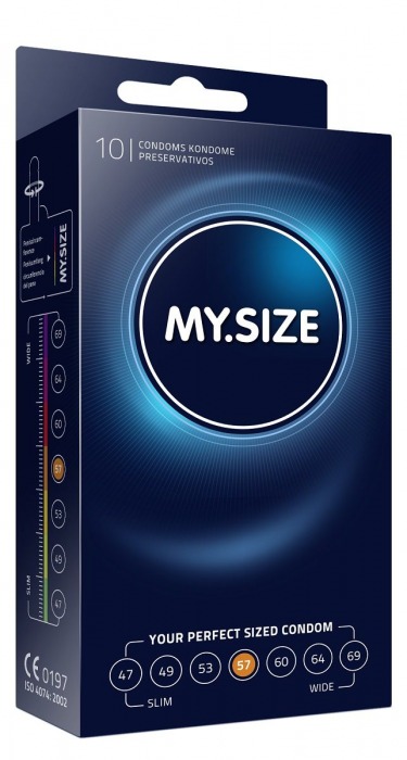 Презервативы MY.SIZE размер 57 - 10 шт. - My.Size - купить с доставкой в Бийске