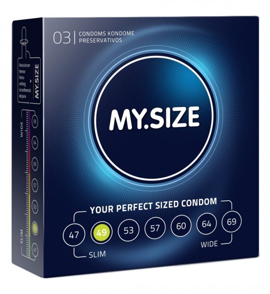 Презервативы MY.SIZE размер 49 - 3 шт. - My.Size - купить с доставкой в Бийске