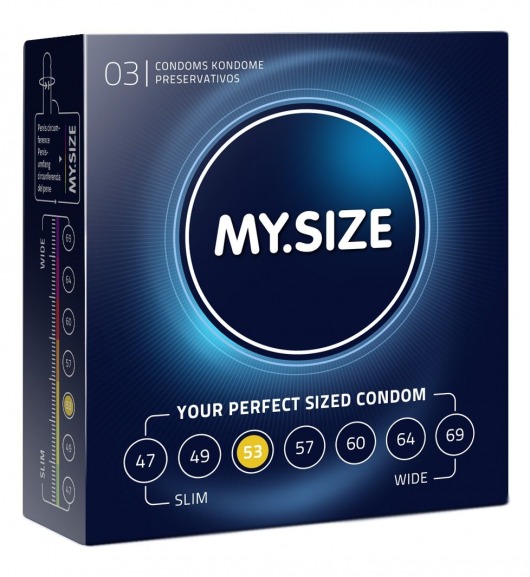 Презервативы MY.SIZE размер 53 - 3 шт. - My.Size - купить с доставкой в Бийске