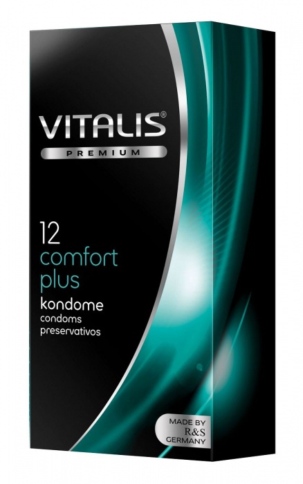 Контурные презервативы VITALIS PREMIUM comfort plus - 12 шт. - Vitalis - купить с доставкой в Бийске