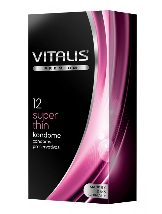 Ультратонкие презервативы VITALIS PREMIUM super thin - 12 шт. - Vitalis - купить с доставкой в Бийске