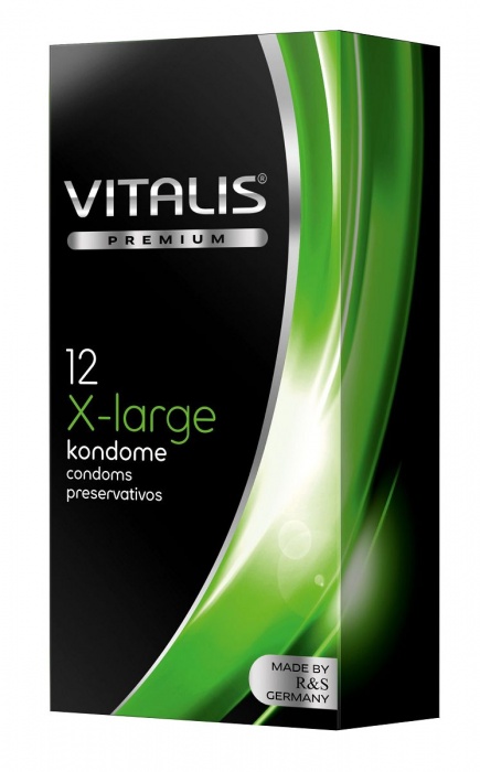 Презервативы увеличенного размера VITALIS PREMIUM x-large - 12 шт. - Vitalis - купить с доставкой в Бийске