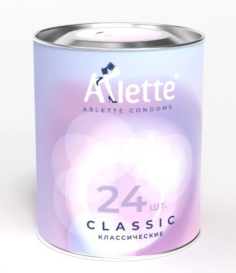 Классические презервативы Arlette Classic - 24 шт. - Arlette - купить с доставкой в Бийске