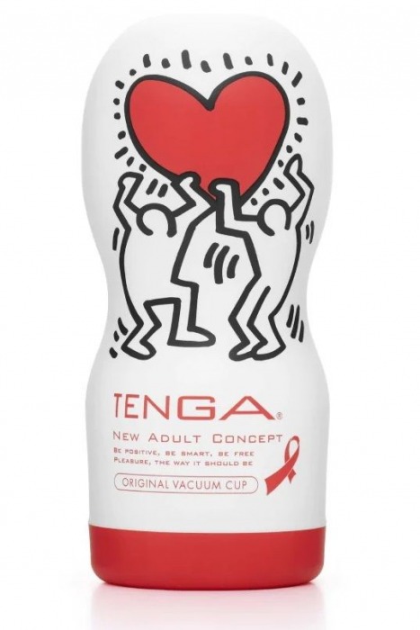 Мастурбатор Keith Haring Cup Deep Throat - Tenga - в Бийске купить с доставкой