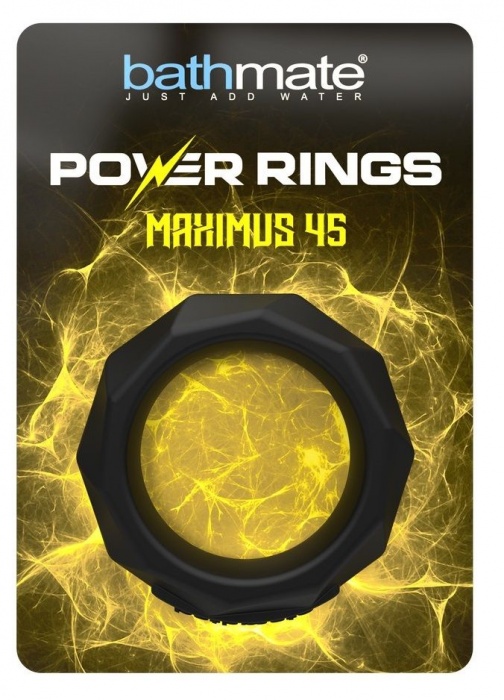 Черное эрекционное кольцо Maximus 45 - Bathmate - в Бийске купить с доставкой
