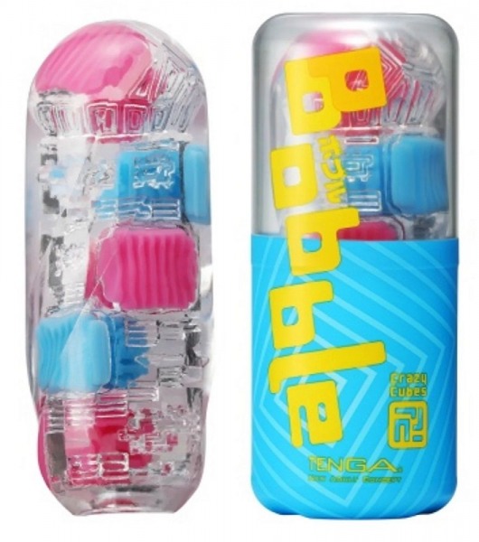 Мастурбатор Tenga Bobble Crazy Cubes - Tenga - в Бийске купить с доставкой