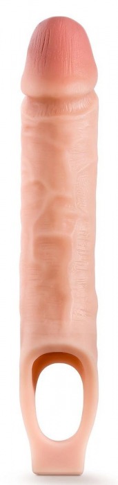 Телесная насадка на пенис 10 Inch Cock Sheath Extender - 25 см. - Blush Novelties - в Бийске купить с доставкой