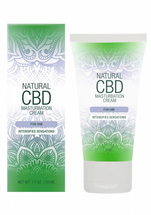 Крем для мастурбации для мужчин Natural CBD Masturbation Cream For Him - 50 мл. - Shots Media BV - купить с доставкой в Бийске