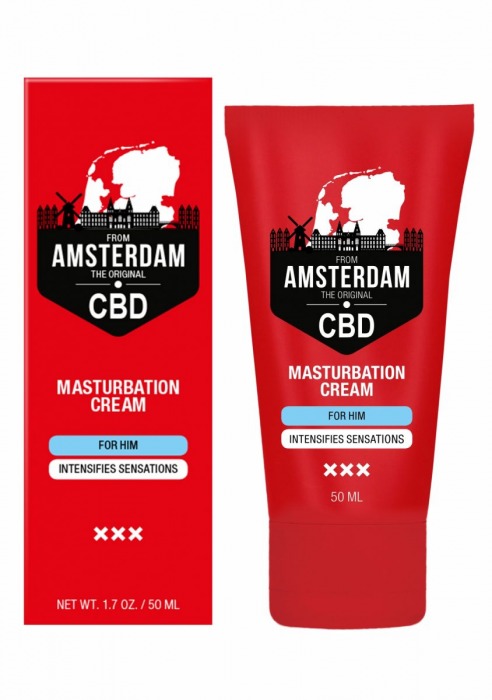 Крем для мастурбации для мужчин CBD from Amsterdam Masturbation Cream For Him - 50 мл. - Shots Media BV - купить с доставкой в Бийске