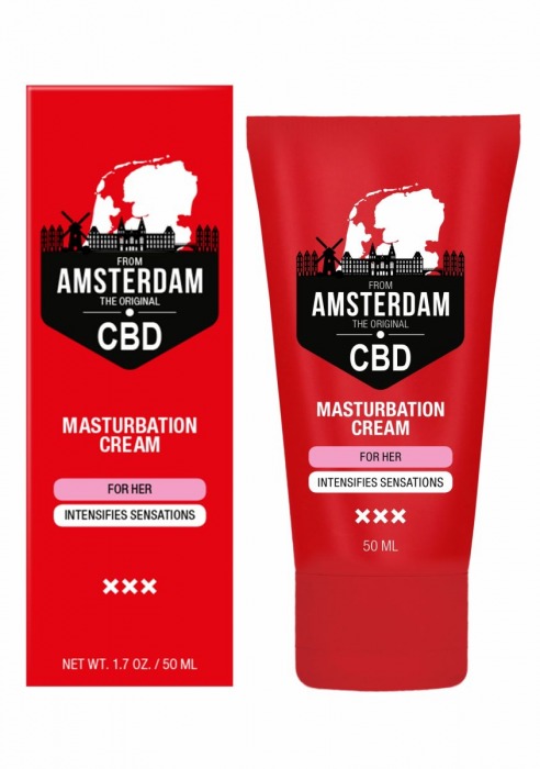 Крем для мастурбации для женщин CBD from Amsterdam Masturbation Cream For Her - 50 мл. - Shots Media BV - купить с доставкой в Бийске