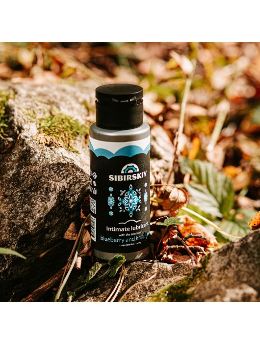 Пролонгирующий интимный лубрикант SIBIRSKIY с ароматом черники и василька - 100 мл. - Sibirskiy - купить с доставкой в Бийске