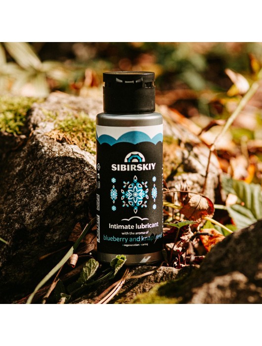 Пролонгирующий интимный лубрикант SIBIRSKIY с ароматом черники и василька - 100 мл. - Sibirskiy - купить с доставкой в Бийске