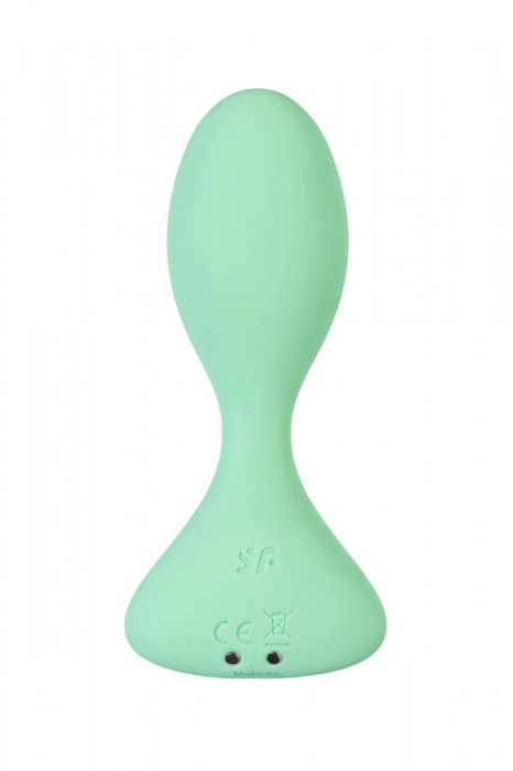 Зеленая анальная втулка с вибрацией Satisfyer Trendsetter - Satisfyer