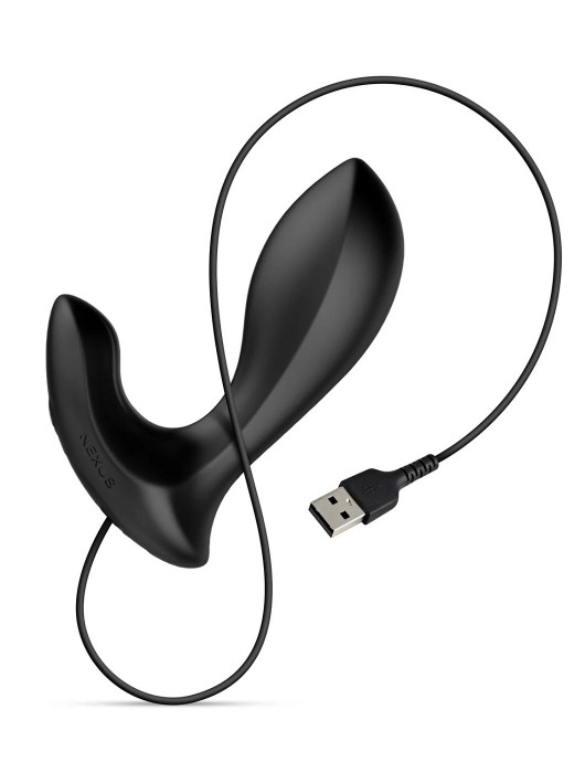 Черная анальная вибровтулка Nexus Duo Plug - 9,8 см. - Nexus Range