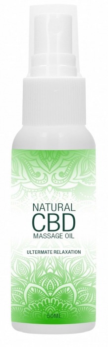 Массажное масло Natural CBD Massage Oil - 50 мл. - Shots Media BV - купить с доставкой в Бийске