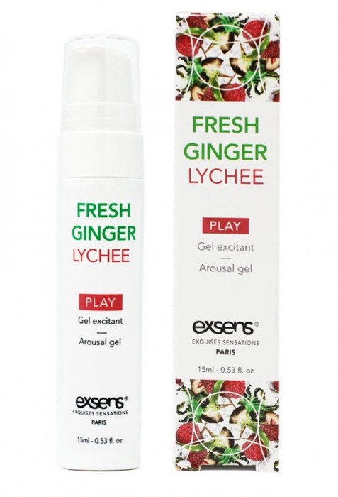 Возбуждающий гель Fresh Ginger Lychee Arousal Gel - 15 мл. - Exsens - купить с доставкой в Бийске
