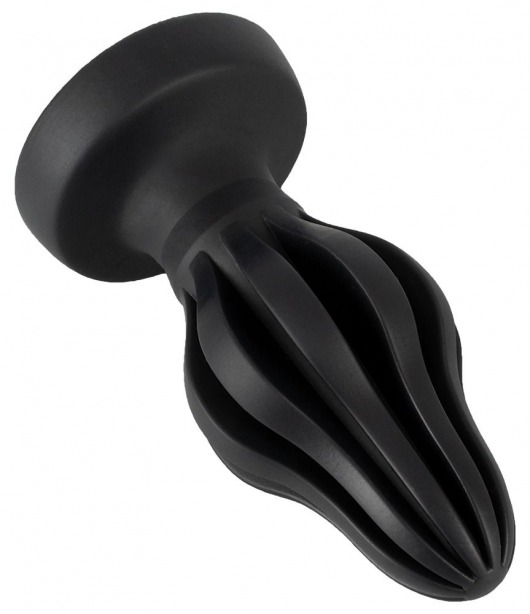 Черная анальная пробка Super Soft Butt Plug - 11,1 см. - Orion