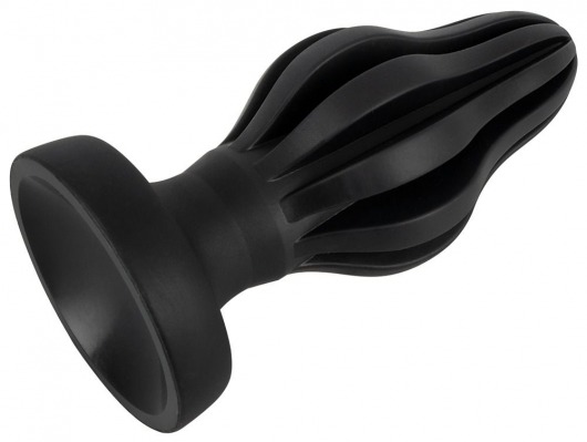 Черная анальная пробка Super Soft Butt Plug - 11,1 см. - Orion