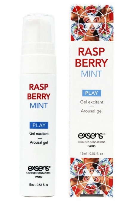 Возбуждающий гель Raspberry Mint с ароматом малины и мяты - 15 мл. - Exsens - купить с доставкой в Бийске