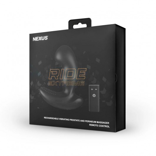 Черный вибромассажер простаты Nexus Ride Extreme - 14,1 см. - Nexus Range - в Бийске купить с доставкой
