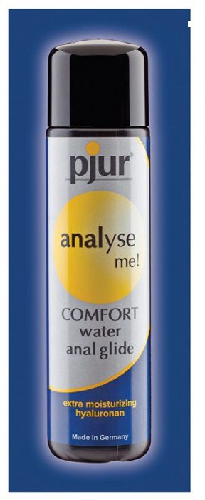 Анальный лубрикант pjur ANALYSE ME Comfort Water Anal Glide - 2 мл. - Pjur - купить с доставкой в Бийске