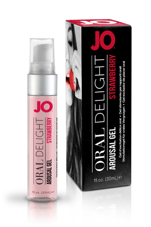 Клубничный лубрикант для оральных ласк Oral Delight Strawberry Sensation - 30 мл. - System JO - купить с доставкой в Бийске