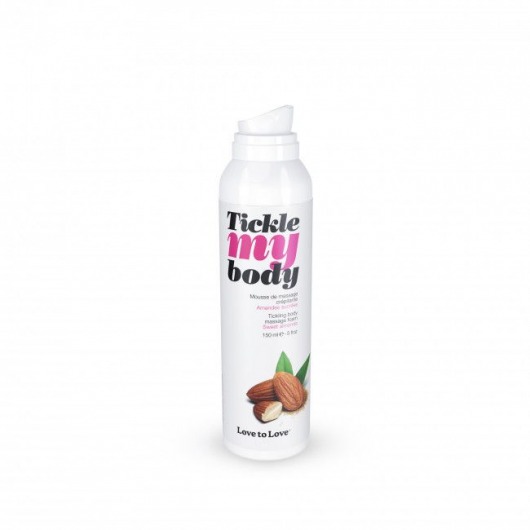 Массажная хрустящая пенка Tickle My Body Sweet Almonds с ароматом миндаля - 150 мл. - Love to Love - купить с доставкой в Бийске