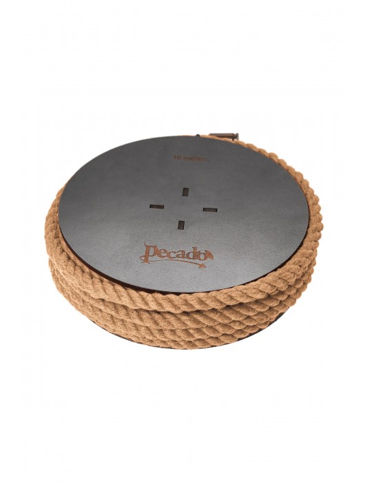 Джутовая веревка для шибари на катушке - 10 м. - Pecado - купить с доставкой в Бийске