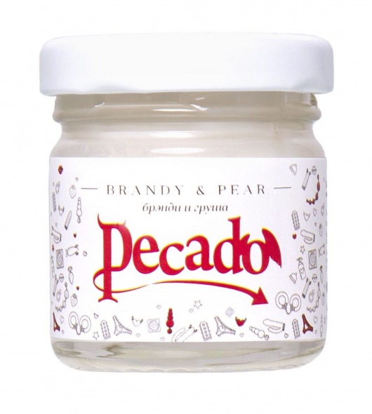 Массажная свеча Brandy   Pear - 35 мл. - Pecado - купить с доставкой в Бийске