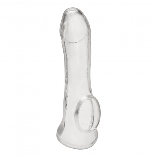 Прозрачная насадка на пенис Transparent Penis Enhancing Sleeve Extension - 15,9 см. - BlueLine - в Бийске купить с доставкой