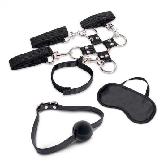 Набор для фиксации из 7 предметов Hogtie   Ball Gag Kit - Lux Fetish - купить с доставкой в Бийске