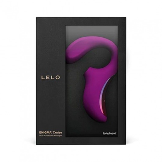 Лиловый массажёр двойного действия Enigma Cruise - Lelo