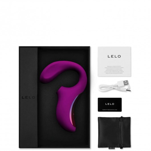 Лиловый массажёр двойного действия Enigma Cruise - Lelo