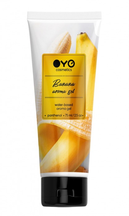 Лубрикант на водной основе OYO Aroma Gel Banana с ароматом банана - 75 мл. - OYO - купить с доставкой в Бийске