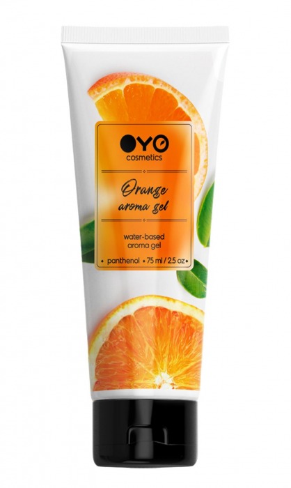 Лубрикант на водной основе OYO Aroma Gel Orange с ароматом апельсина - 75 мл. - OYO - купить с доставкой в Бийске