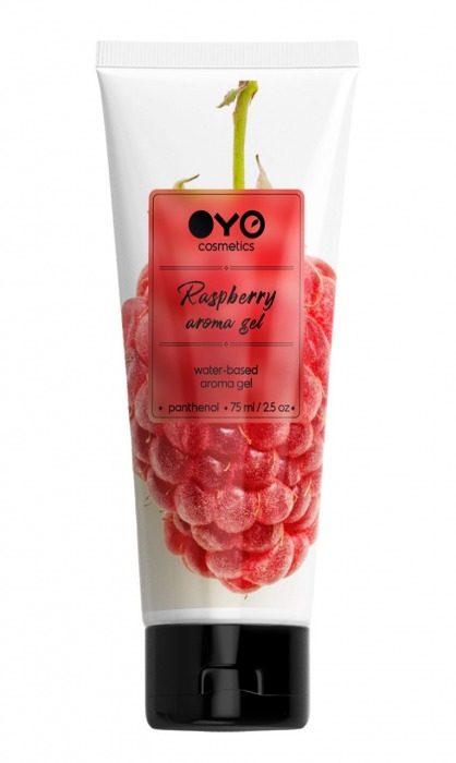 Лубрикант на водной основе OYO Aroma Gel Raspberry с ароматом малины - 75 мл. - OYO - купить с доставкой в Бийске